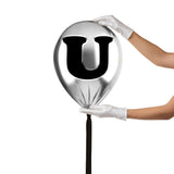 Silver Monogram Balloon