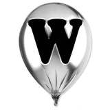 Silver Monogram Balloon