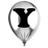 Silver Monogram Balloon