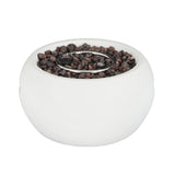 Patio MGO Propane Fire Pit, 40,000 BTU, White
