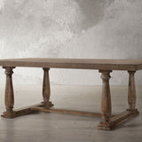 Bernard Weathered Dining Table