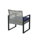 4 Piece Patio Furniture Set With Acacia Wood Table Top