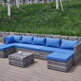 Patio Sofa With Cushions
