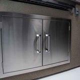 KoKoMo 7' Outdoor Kitchen Island with Grill – Built-In 32” Grill + Fridge