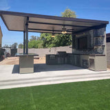 KoKoMo Montego Outdoor Kitchen BBQ Island – Stylish Built-In Grill Island for Patios