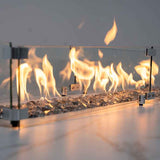 KoKoMo Outdoor Kitchen Island with Fire Feature – 7'6" x 9'