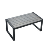 4 Piece Patio Furniture Set With Acacia Wood Table Top
