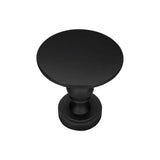 Round Accent Table, Indoor / Outdoor - Black