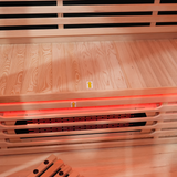 Blisspod I Vienna RED I All-In-One - Full Spectrum + Red Light Therapy I Indoor Corner Premium Sauna I 4-5 Person