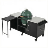 K&K 72.4' Large Grill Table for Big Green Egg