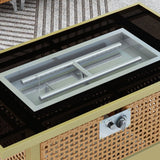 K&K 43' Propane Gas Fire Pit Table