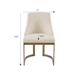 Contemporary Modern Accent Dining Chairs (Set of 2)