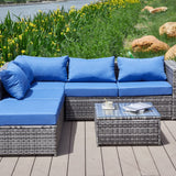 Patio Sofa With Cushions