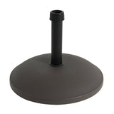 Ander Outdoor 68-Pound Round Umbrella Base - Brown
