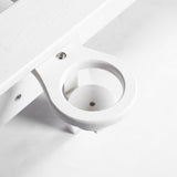 Lounge Chair Outdoor with Wood Texture, HDPE, Adjustable Backrest