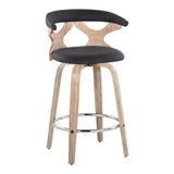 Gardenia - Mid Century Modern Fixed Height Counter Stool With Swivel (Set of 2)