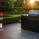 84.7 Inch 4-Burner Deluxe Stainless Steel Propane Gas Outdoor Kitchen Barbecue Island Grill
