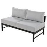 U_Style U-Shaped Outdoor Sectional Sofa Set