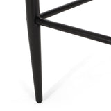 Upholstered Bar Stools With Backs For Kitchen Island (Set of 2)