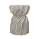 Modern Canis Side Table Outdoor Use - Gray