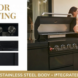 6-Burner 85000 BTU Deluxe Stainless Steel Propane Gas Outdoor Kitchen Grill