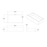 Charlston - 5 Piece Bedroom Set With LED Headboard