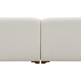 Darius - Boucle Sofa With 2 Toss Pillows - Beige