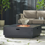 39'' Square Iron Fire Pit - 50,000 BTU