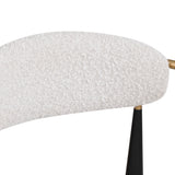 Upholstered Bar Stools With Backs for Kitchen Island (Set of 2) - Beige