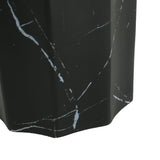 Outdoor Lightweight Concrete Marble Effect Side Table