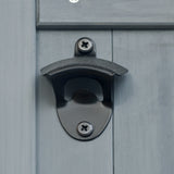 K&K Outdoor Kitchen Island, Rolling Bar Cart & Storage Cabinet