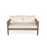 4-Piece Patio Furniture Set with Coffee Table and Cushions