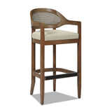 Americana - Mid-Century Modern Cane Back Counter Stool