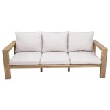 3 Seater Patio Set, Outdoor Sofa & Coffee Table Set
