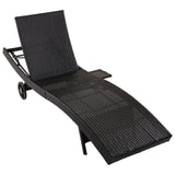 Patio Wicker Chaise Lounge Chairs Set of 2