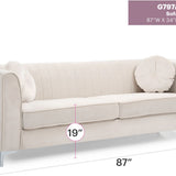 Delray - Micro Suede Sofa