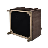 Knox 36" Modern Farmhouse Arm Chair, Deep Brown Performance Velvet