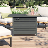 Outdoor Fire Pit Table With Lid Fuel Versatility