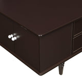 Modern Rectangle Coffee Table with Four Drawers