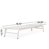 Finn Contemporary Chaise Lounge for Outdoor Relaxation