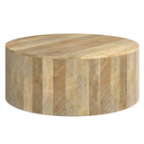 Millbury - Drum Coffee Table - Natural