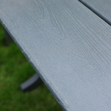 HDPE Outdoor Patio Dining Set with Table and Four Chairs