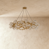 Petala Crystal Round Chandelier