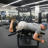 Selectorized Leg Extension & Prone Leg Curl Combo w/250lb weight stack (New)