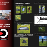 Elite Outdoor Movies Home 20' Inflatable Screen