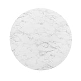 Lippa 48" Round Faux Marble Dining Table by Modway