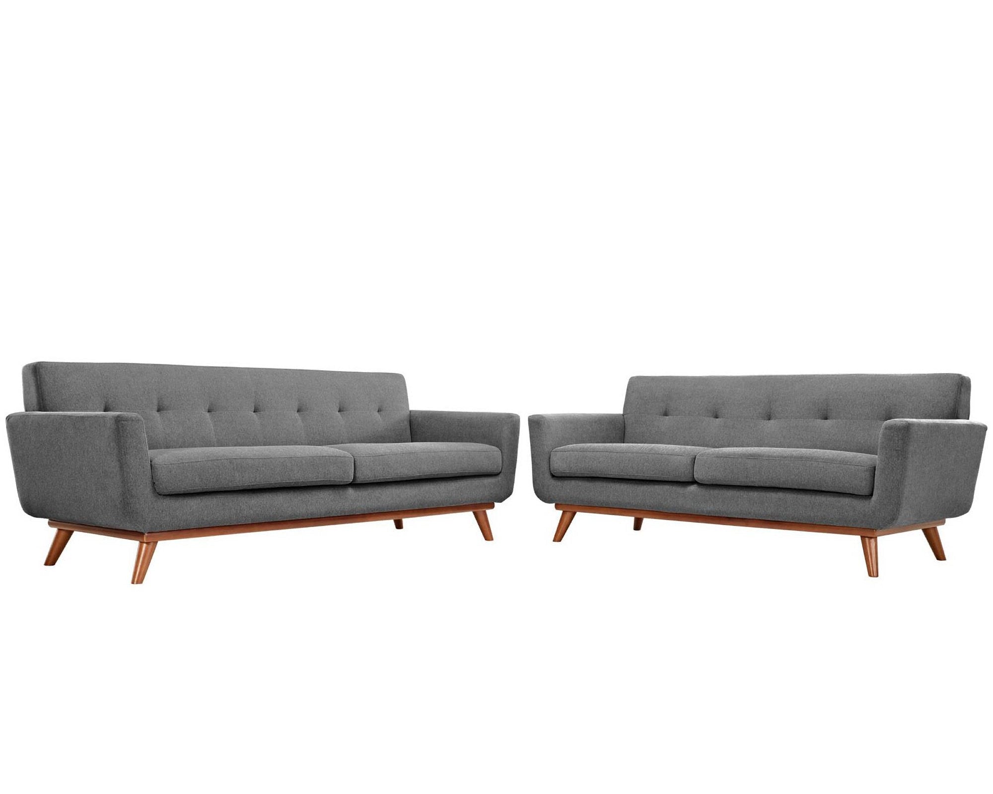 Engage Loveseat and Sofa Set of 2 by Modway