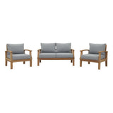 Marina 3 Piece Outdoor Patio Teak Set by Modway