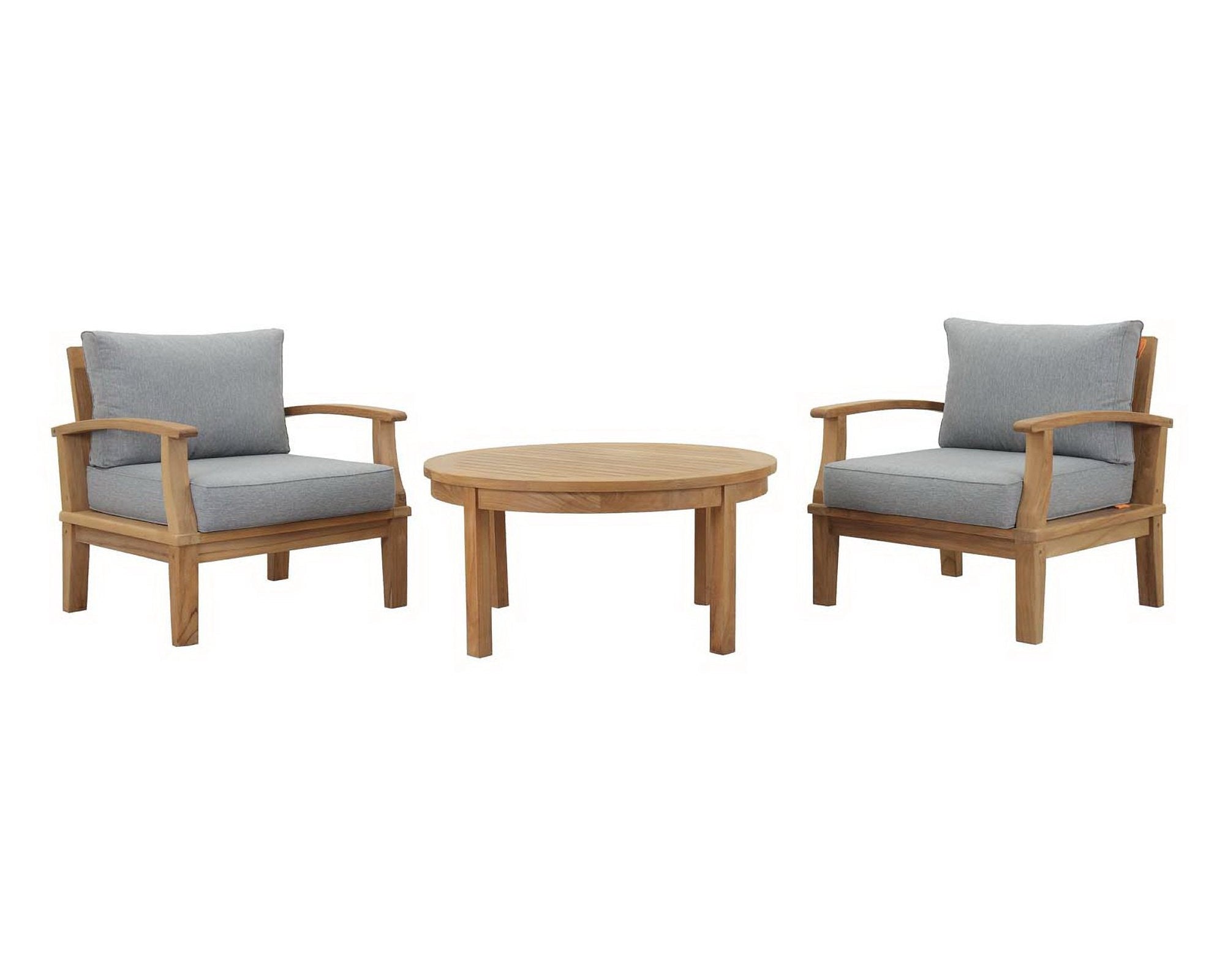 Marina 3 Piece Outdoor Patio Teak Set by Modway