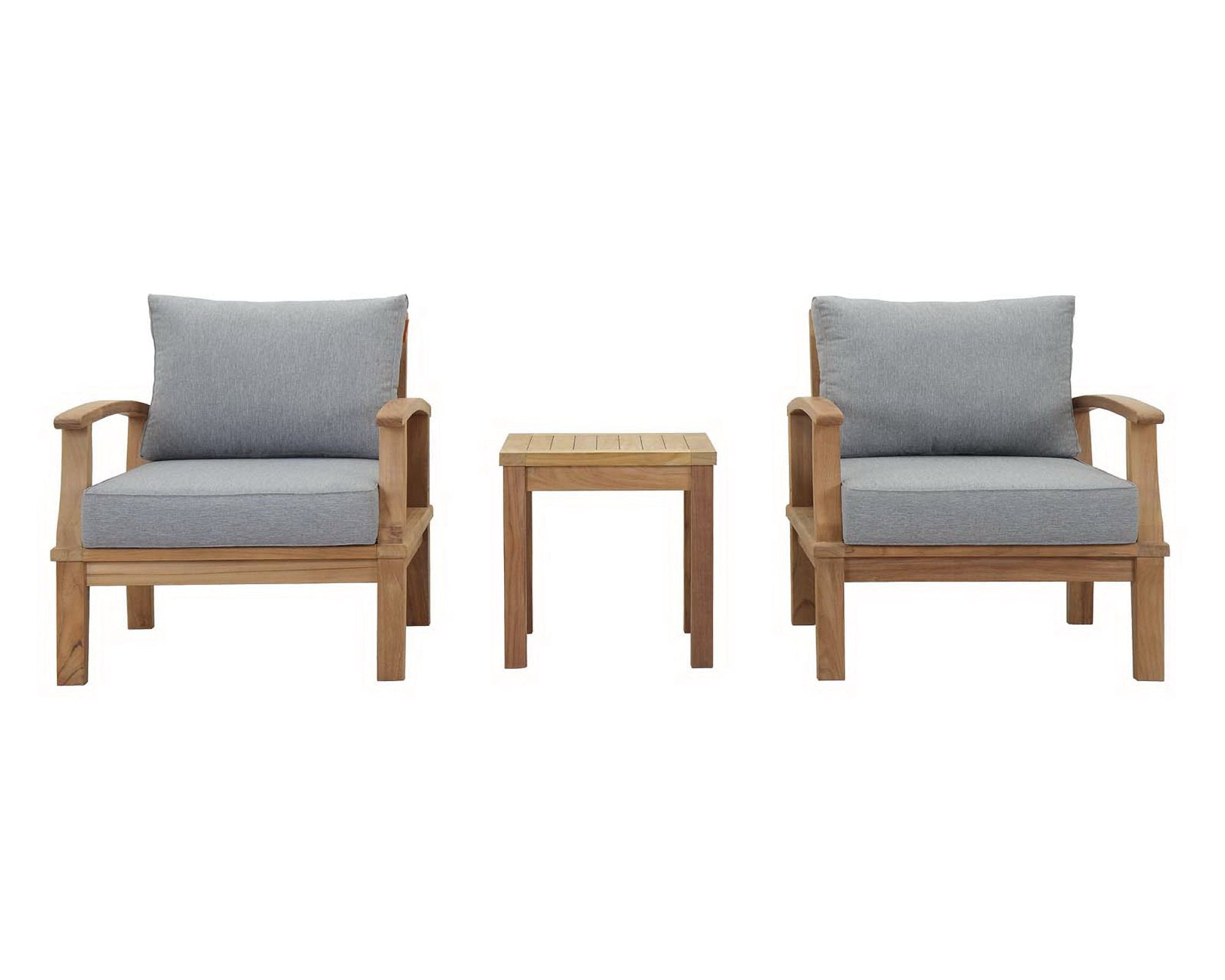 Marina 3-Piece Outdoor Patio Teak Set by Modway